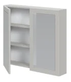 Wall cabinet with mirror TORETO 70x80/2D, cashmere order